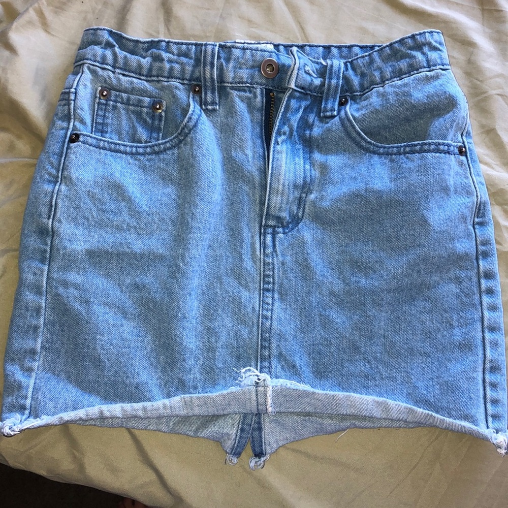 Revolve Denim Skirt
